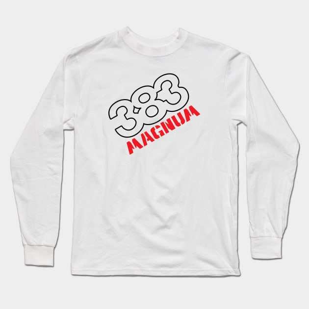 383 Magnum - Wedge Design Long Sleeve T-Shirt by jepegdesign